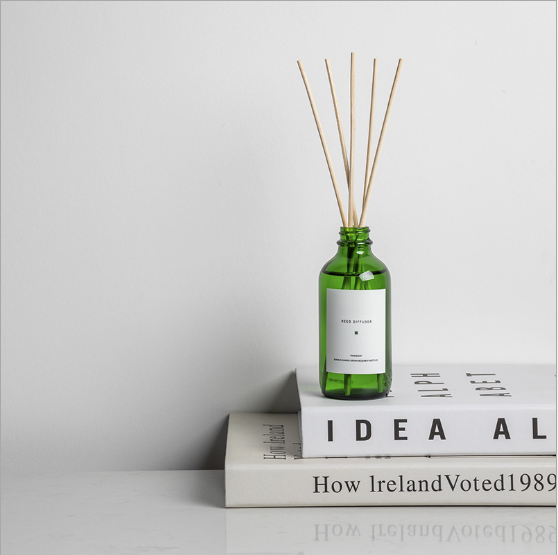 120ml Hot sale aroma essential oil reed diffuser gift set with brand custom private label